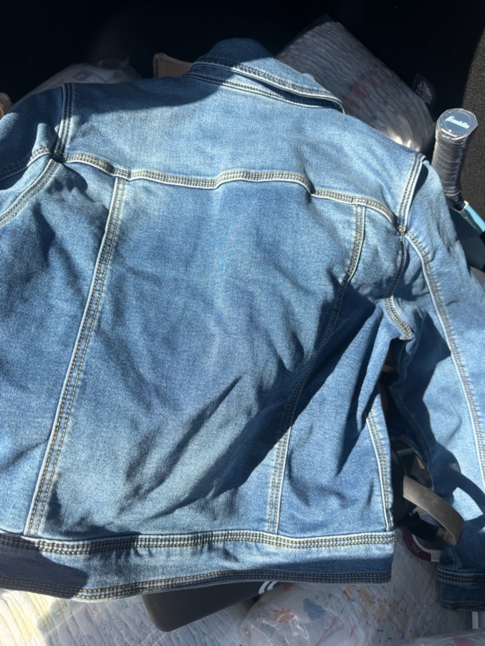 Classic Blue Denim Jacket cat and Jack brand XL/14 new tags